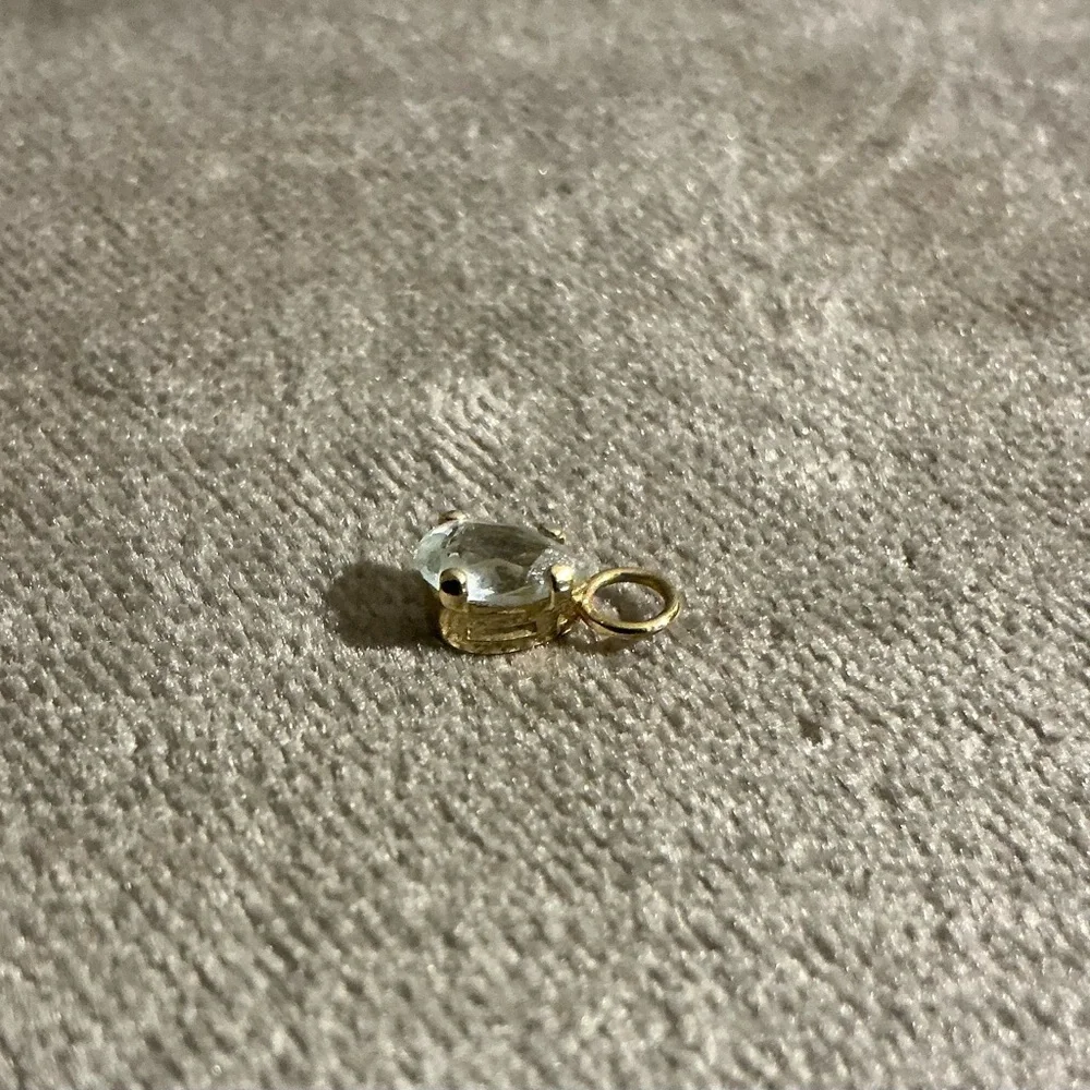 14k Aquamarine Charm - Picture 9 of 12